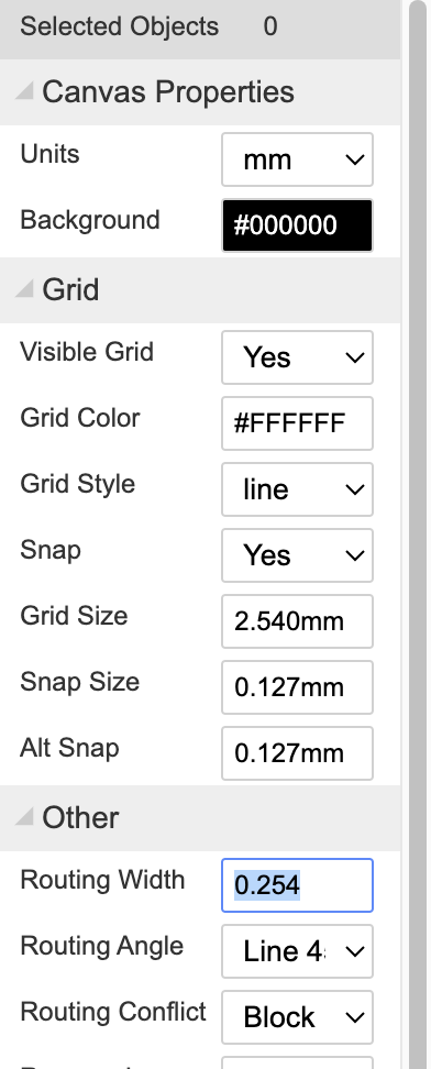 Routing Width
